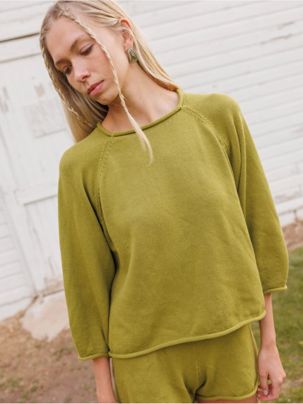 ISO sonderhaus Jeanie sweater in moss XS!